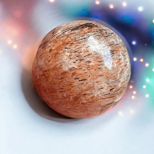 Golden rutilated quartz - golden,